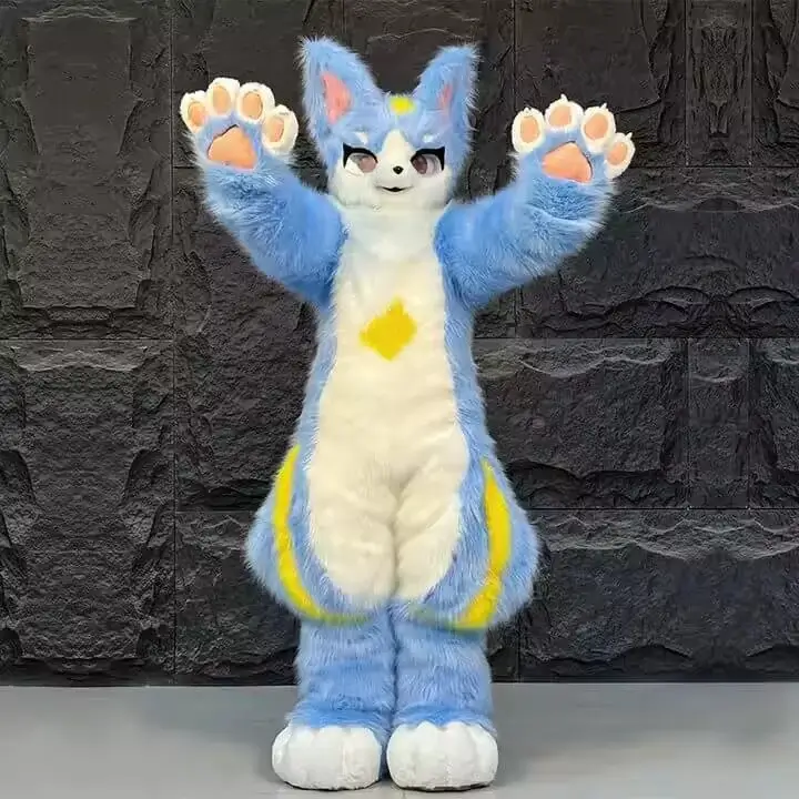 Paka Maalum wa Furry Mwenye Tabia ya Kupendeza ya Mascot